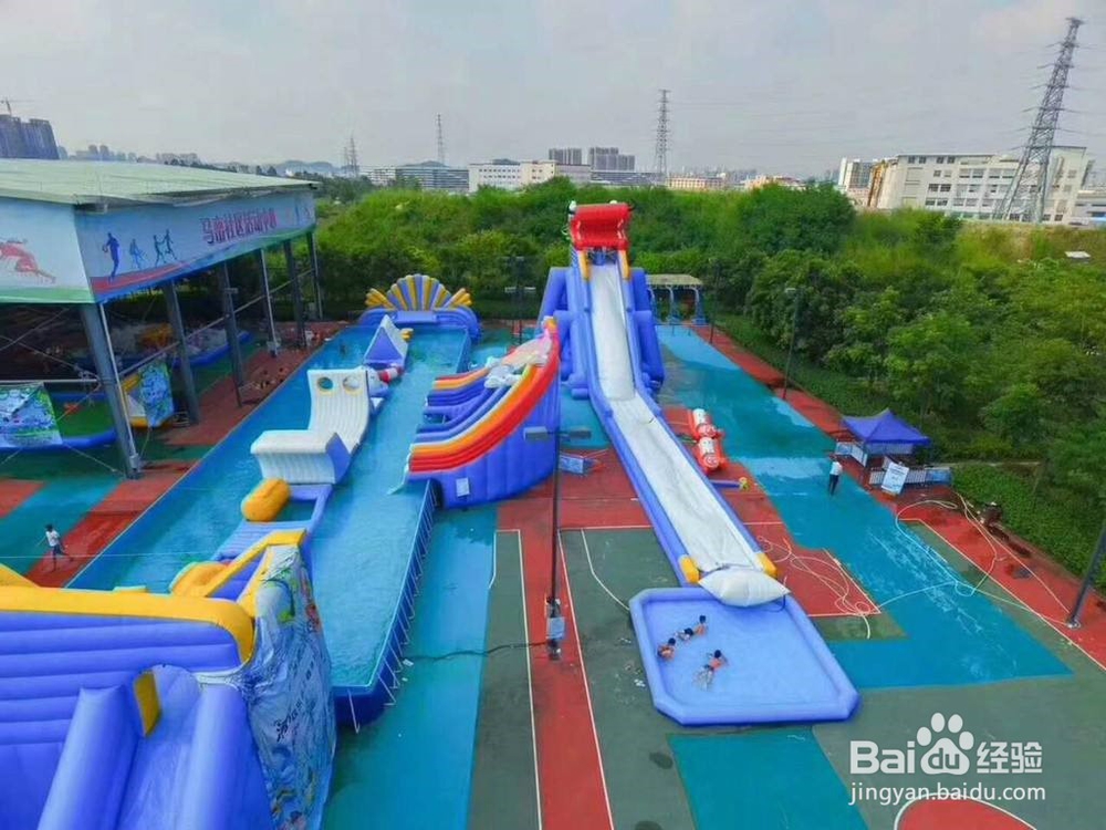 充气水上滑梯如何制造二次消费？