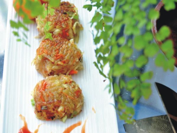 土豆胡萝卜丝饼