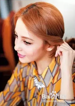 中短发这样打理,欧美明星范十足~