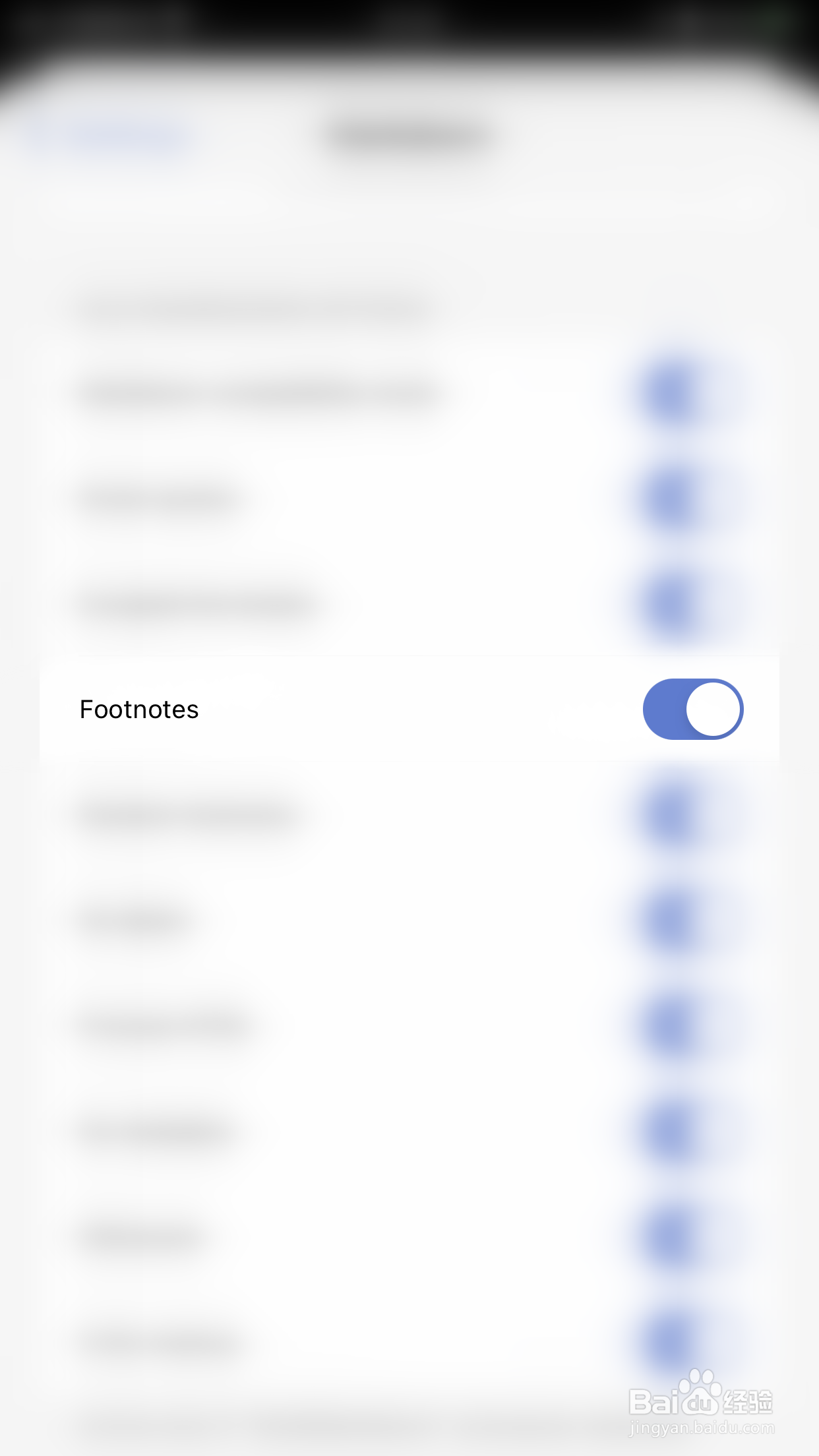 怎么开启Drafts Footnotes
