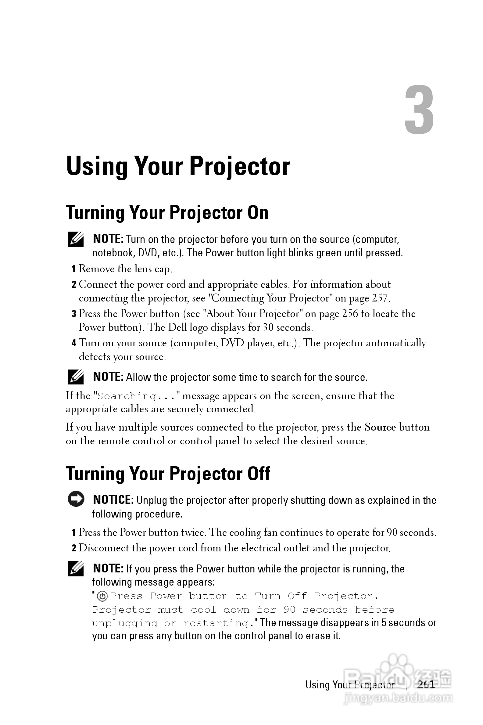 DELL Dell 1200MP Projector投影机说明书:[27]