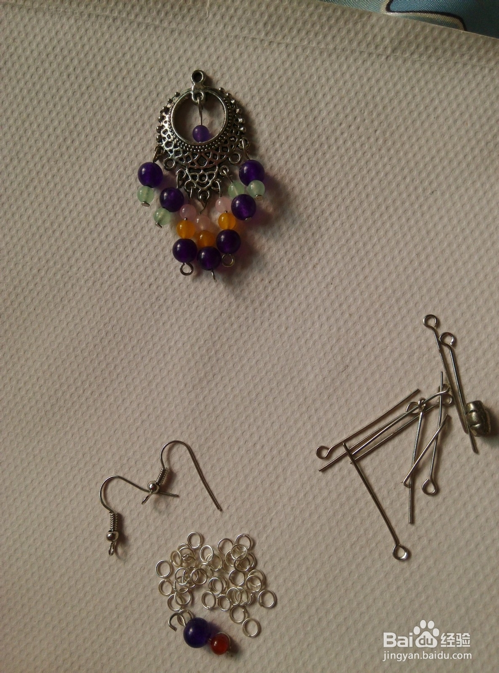 简单制作复古名族耳环