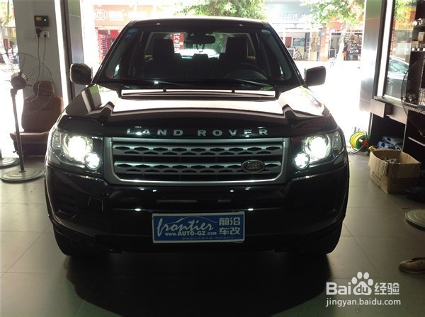 中山路虎神行者2大灯升级海拉5双光透镜氙气灯