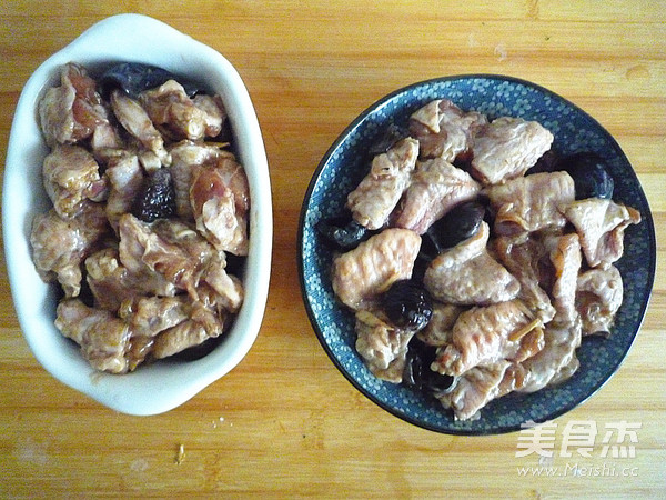 香菇云耳蒸鸡翅