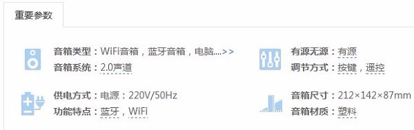 看性能参数分析音箱