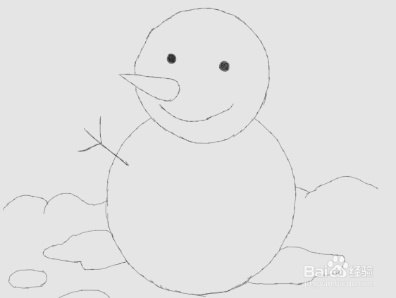 简笔画雪人是怎么画的