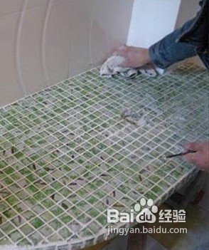 马赛克瓷砖铺贴很讲究