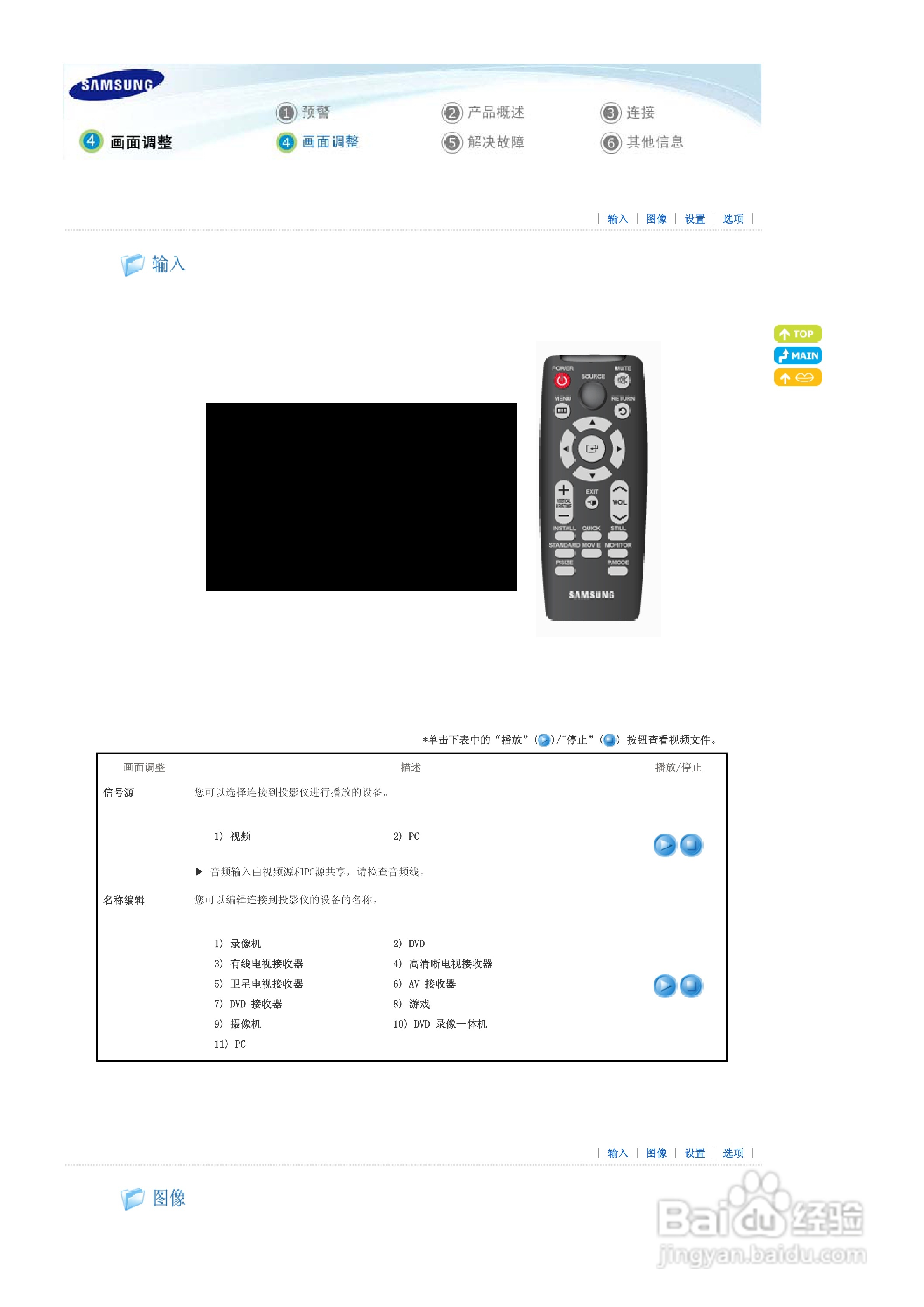 三星SP-P400B投影仪使用说明书:[3]