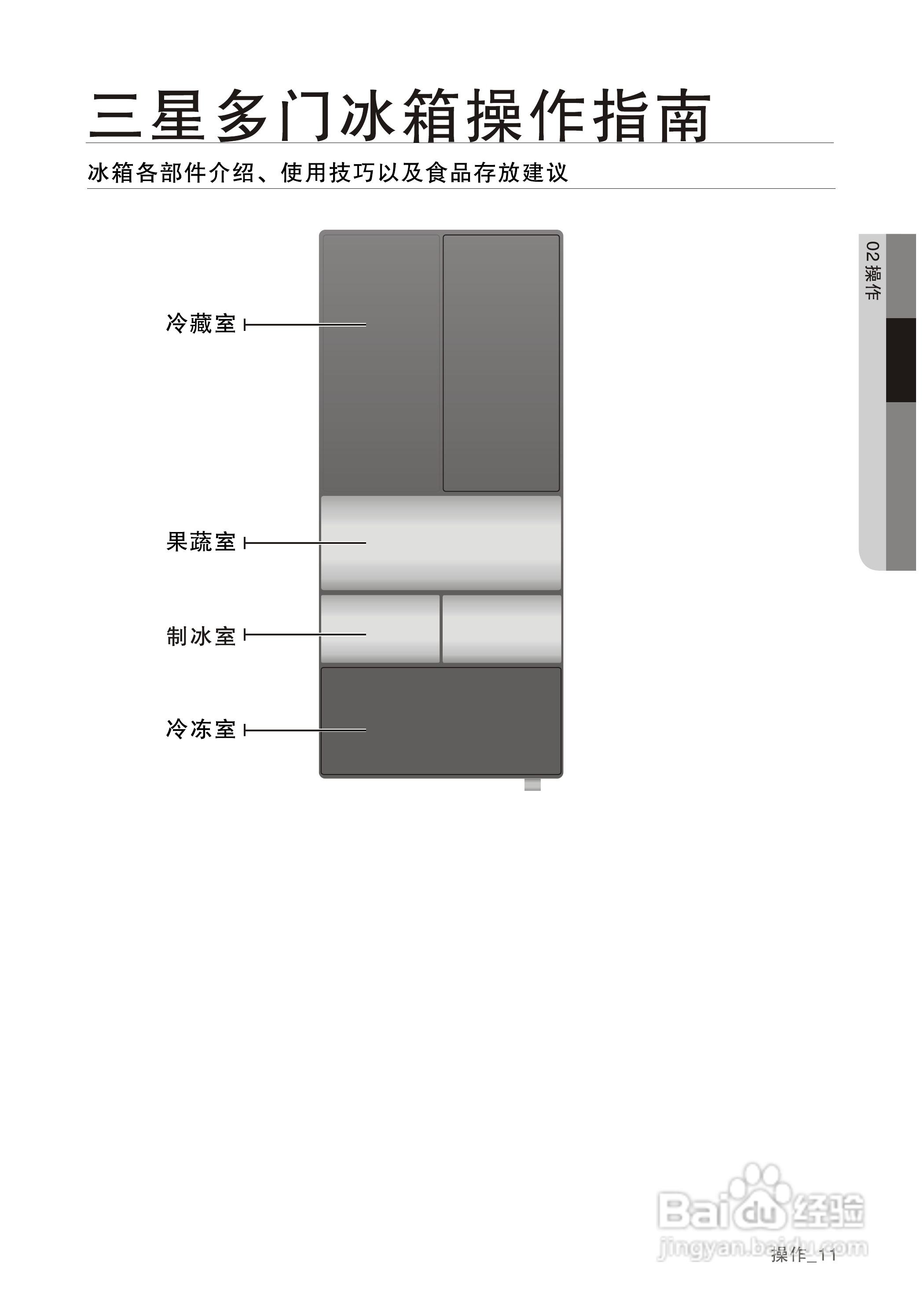 三星BCD-400DNTS电冰箱使用说明书:[2]
