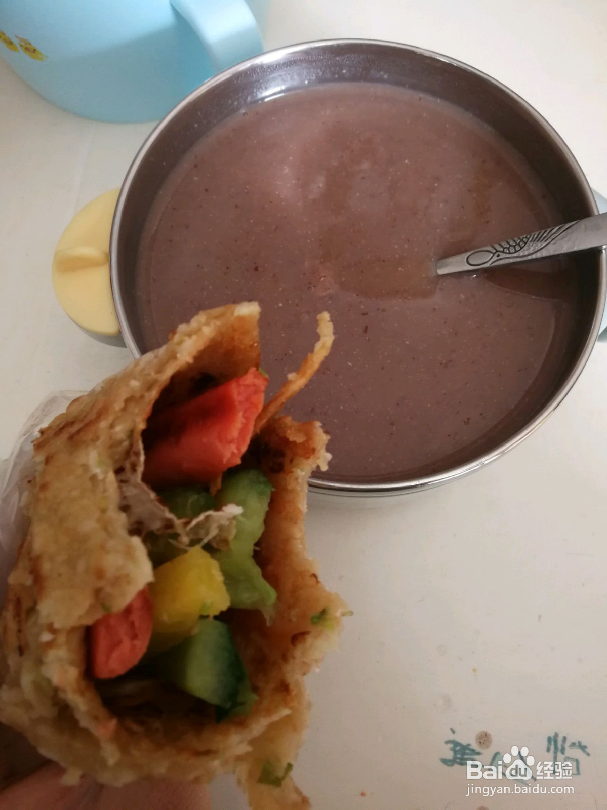 葱香手抓饼的做法