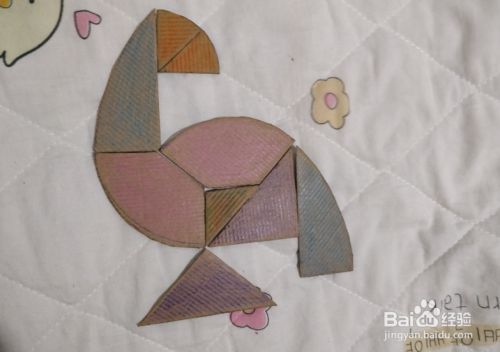 用蛋形九巧板怎么拼一只鸟(12)?