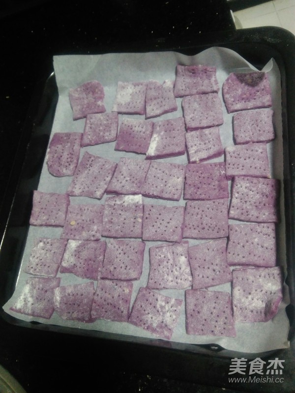 紫薯花生酥的做法