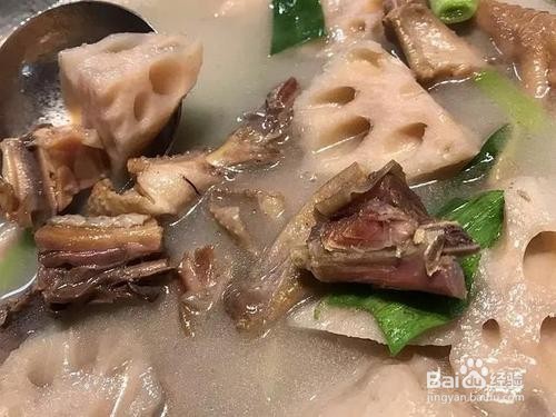 腊鸭清炖莲藕