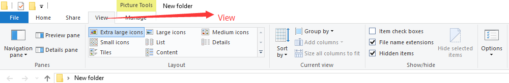 如何显示WIN10的文件后缀名和隐藏文件