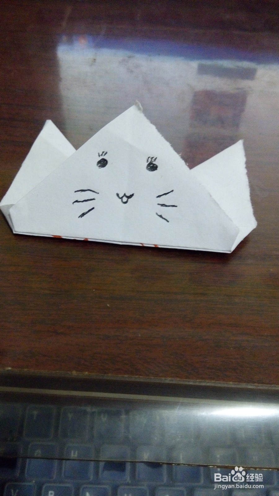 简单折纸——猫咪帽