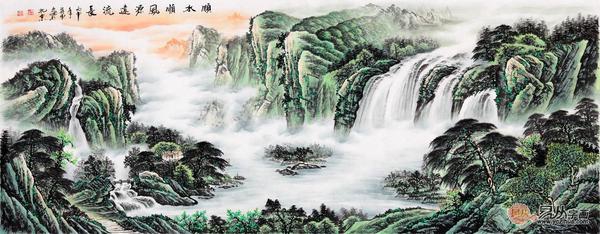 家居装饰画如何提升运势，一幅山水画帮你搞定！