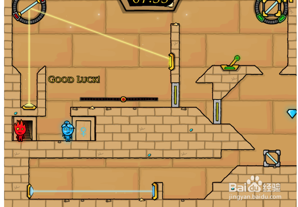 冰娃与火娃2小游戏攻略