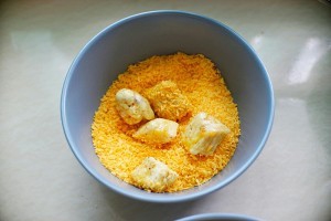 用蘑菇做出肉味——杏鲍菇鸡米花