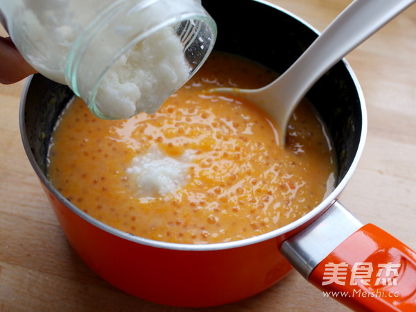 酒酿南瓜西米露