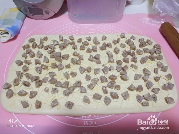 牛肉肠面包卷的步骤