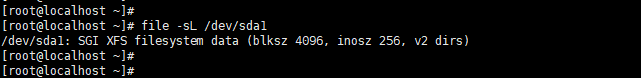 Linux查看磁盘分区格式或者文件系统
