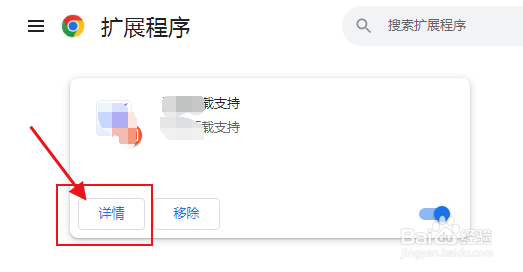 怎么查看谷歌浏览器扩展程序的详情信息