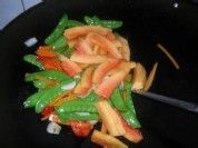 教大家木瓜兰豆炒牛柳条的做法