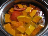 南瓜番茄面片汤的做法