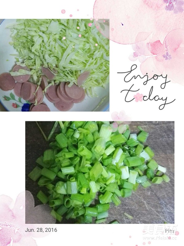 香喷喷的鸡蛋炒粉