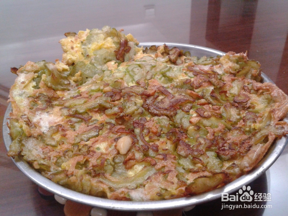 美味的苦瓜炒鸡蛋