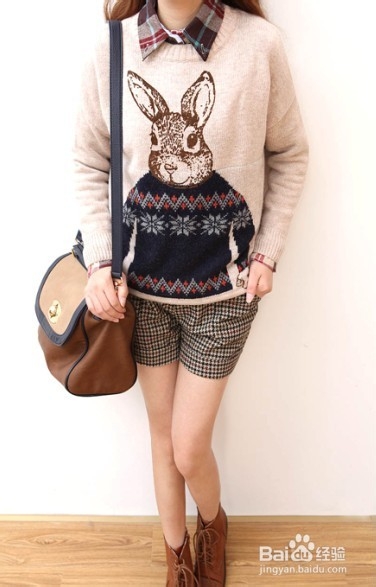 今年最流行的学院风小清新羊毛衫搭配