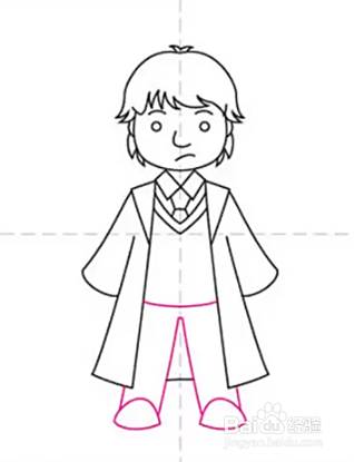 如何绘制《哈利·波特》中的罗恩·韦斯莱