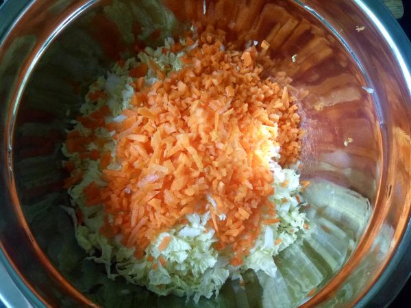 蔬菜肉末鸡蛋煎饺