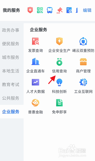 线上三门峡APP如何查询公司征信信息
