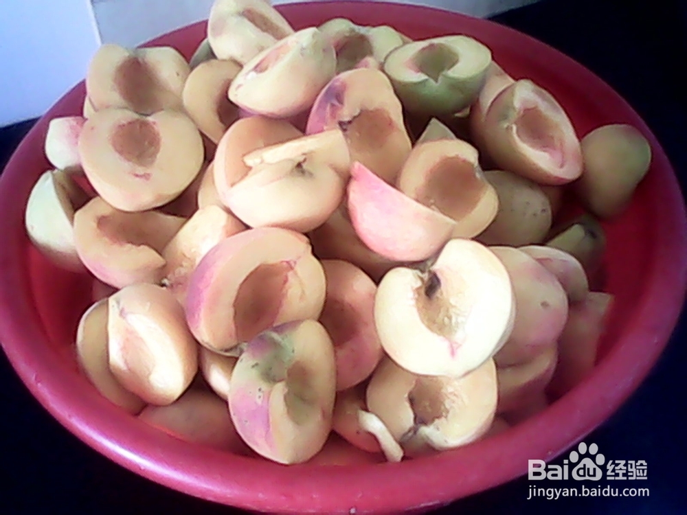 制作糖水桃罐头的方法