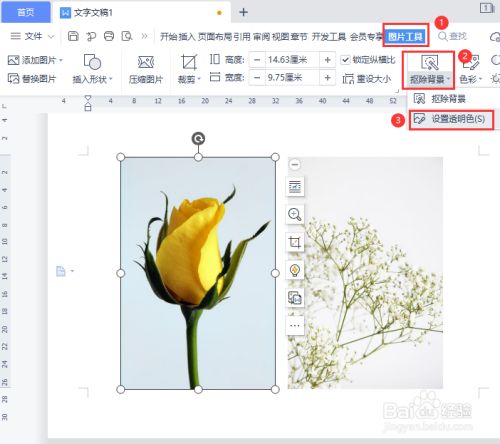 word怎么把图片变透明
