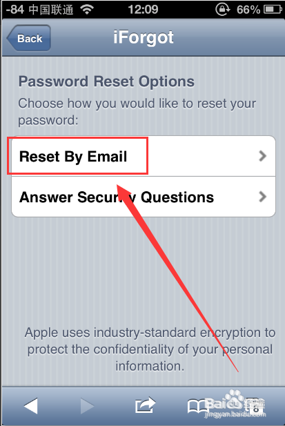 苹果手机Apple ID帐号密码忘记图步骤