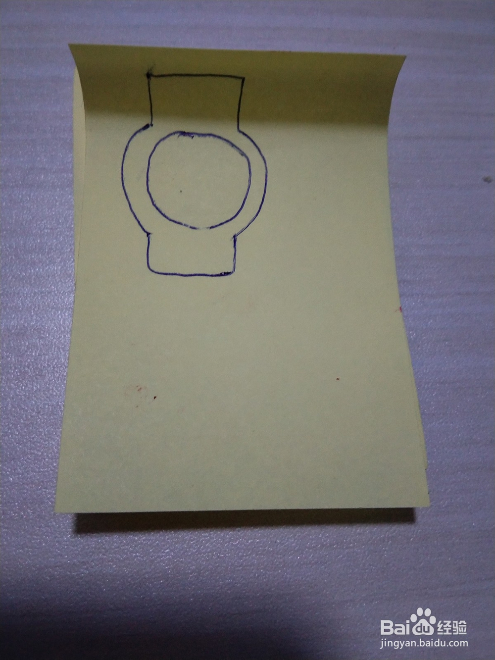 手表的简笔画法