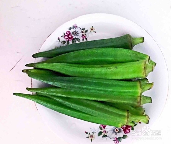 秋葵蘸酱的做法