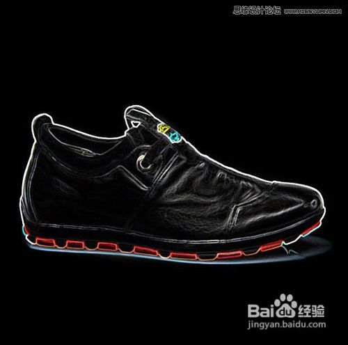 Photoshop利用滤镜把鞋子图片转为素描效果