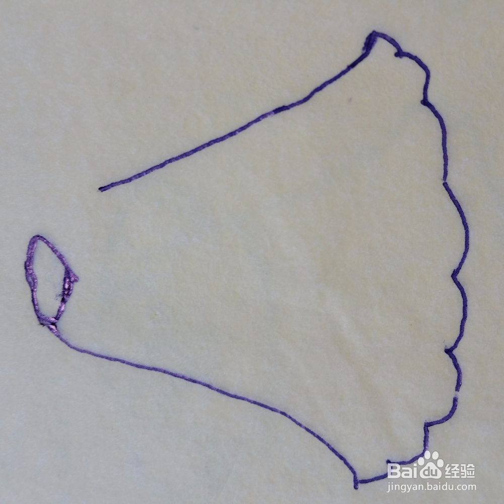 服饰简笔画连衣裙