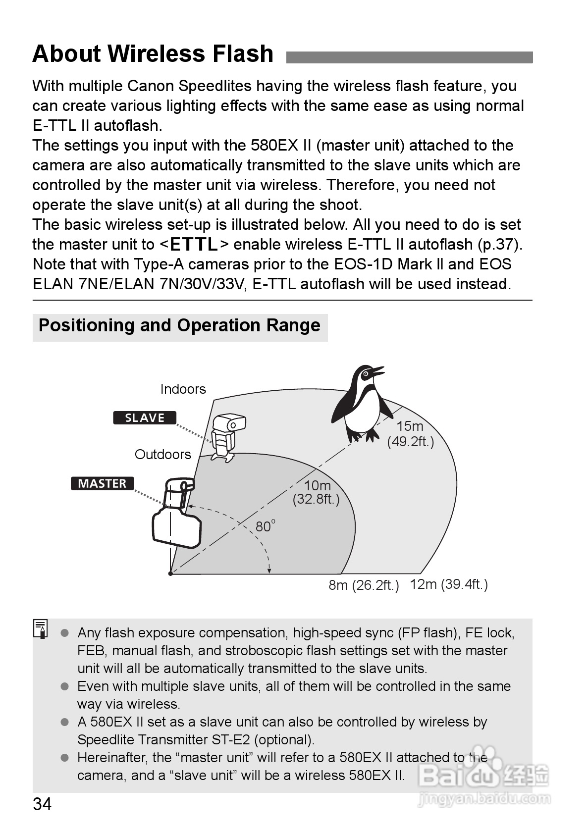 Canon 580EXII闪光灯使用说明书:[4]