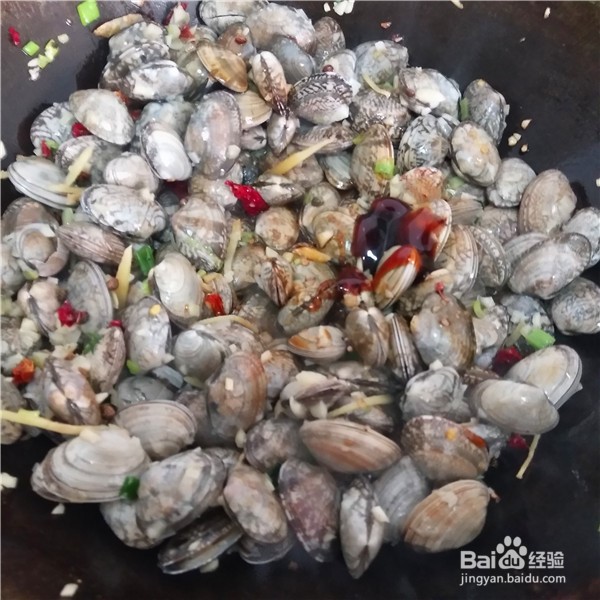 蒜蓉花蛤的做法