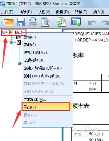 如何将SPSS的输出结果变成EXCEL格式
