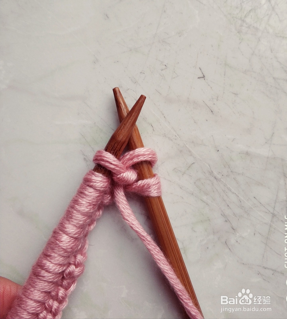 方块针的围巾织发