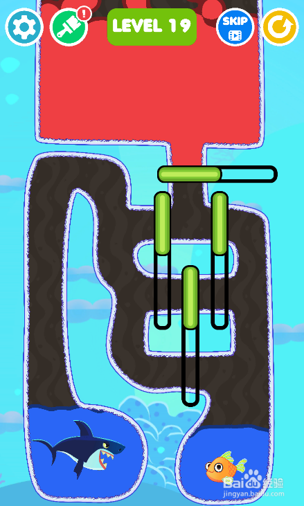 Save The Fish的LEVEL 19怎样通过