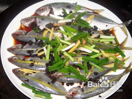 豉汁蒸黑池鱼仔