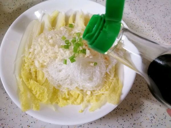 快手蒜蓉粉丝娃娃菜