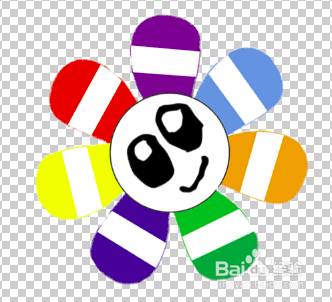 如何可以用一个类似花的图形转动