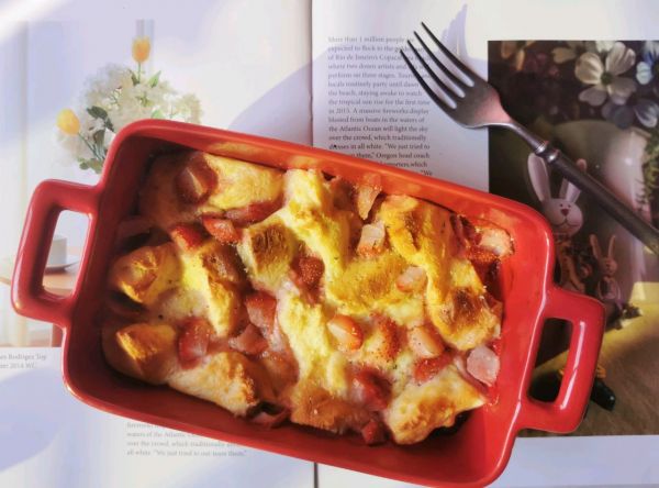 鸡蛋牛奶吐司块